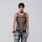 FACEONLAB Venom Diamond Punk Tank Leopard