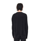 WHISTLEHUNTER Merino-Tencel Henley Graphic Long-Sleeve Tee