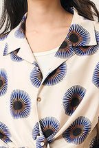 EPIC POETRY Radial Eye Cuban Half Shirt & Shirt