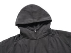 UNDERWATER Distressed Spliced Fallen Armor Zip-Up Hoodie