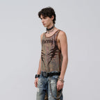 FACEONLAB Venom Diamond Punk Tank Leopard