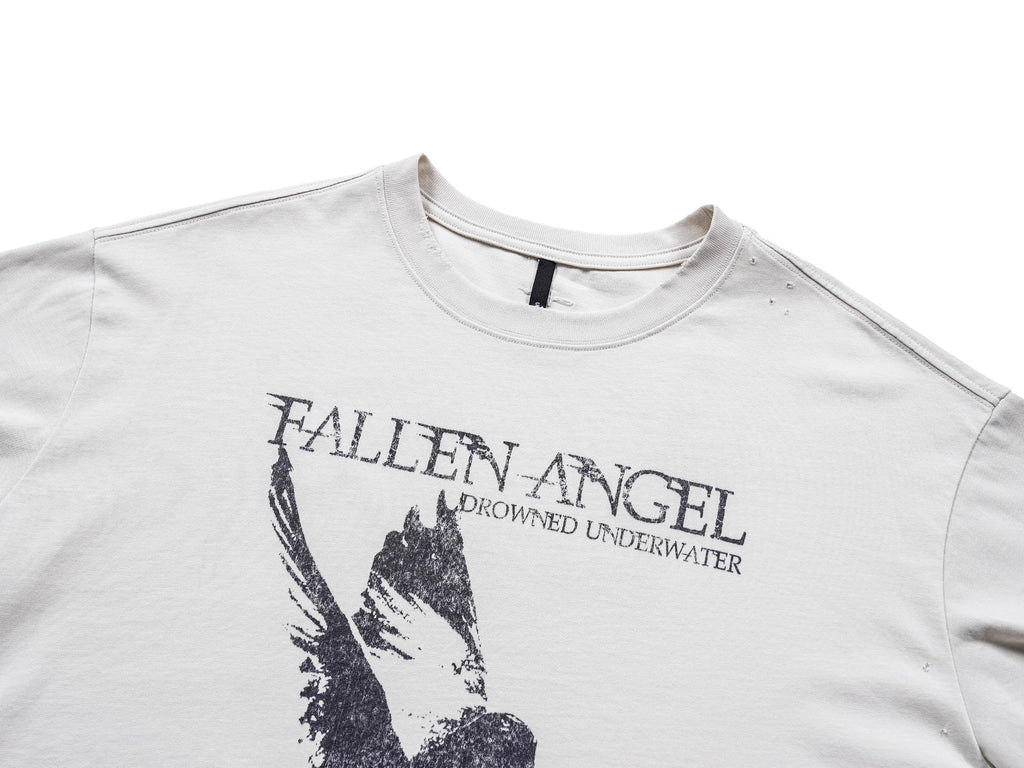 UNDERWATER Fallen Angel Distressed T-Shirt