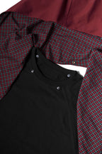 RELABEL Detachable Hood Long-Sleeve Tee Black