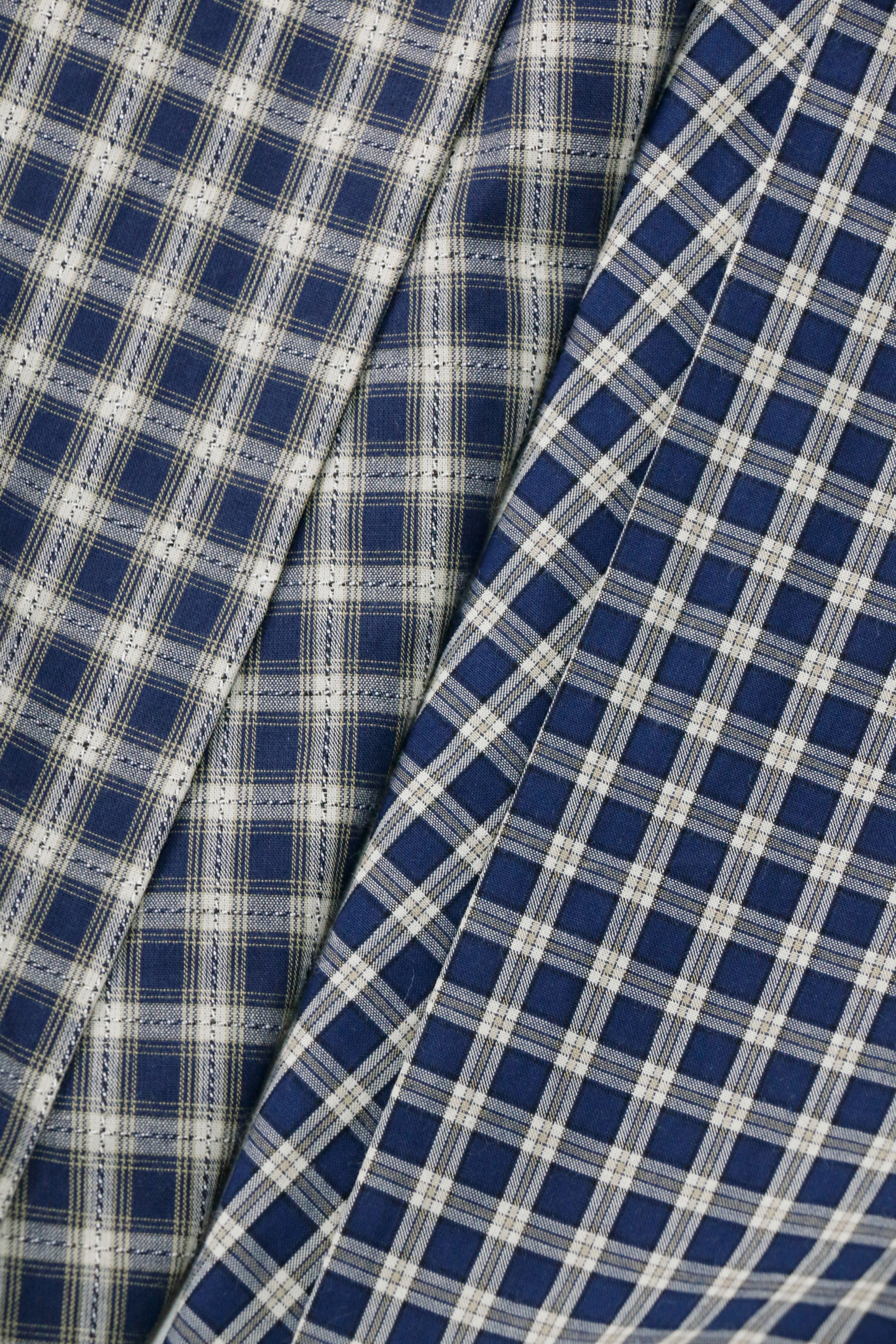 RELABEL Gingham Draped Drawstring Oversized Cargo
