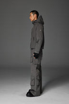 CATSSTAC Multi-Pocket Paneled Drawstring Cargo Pants