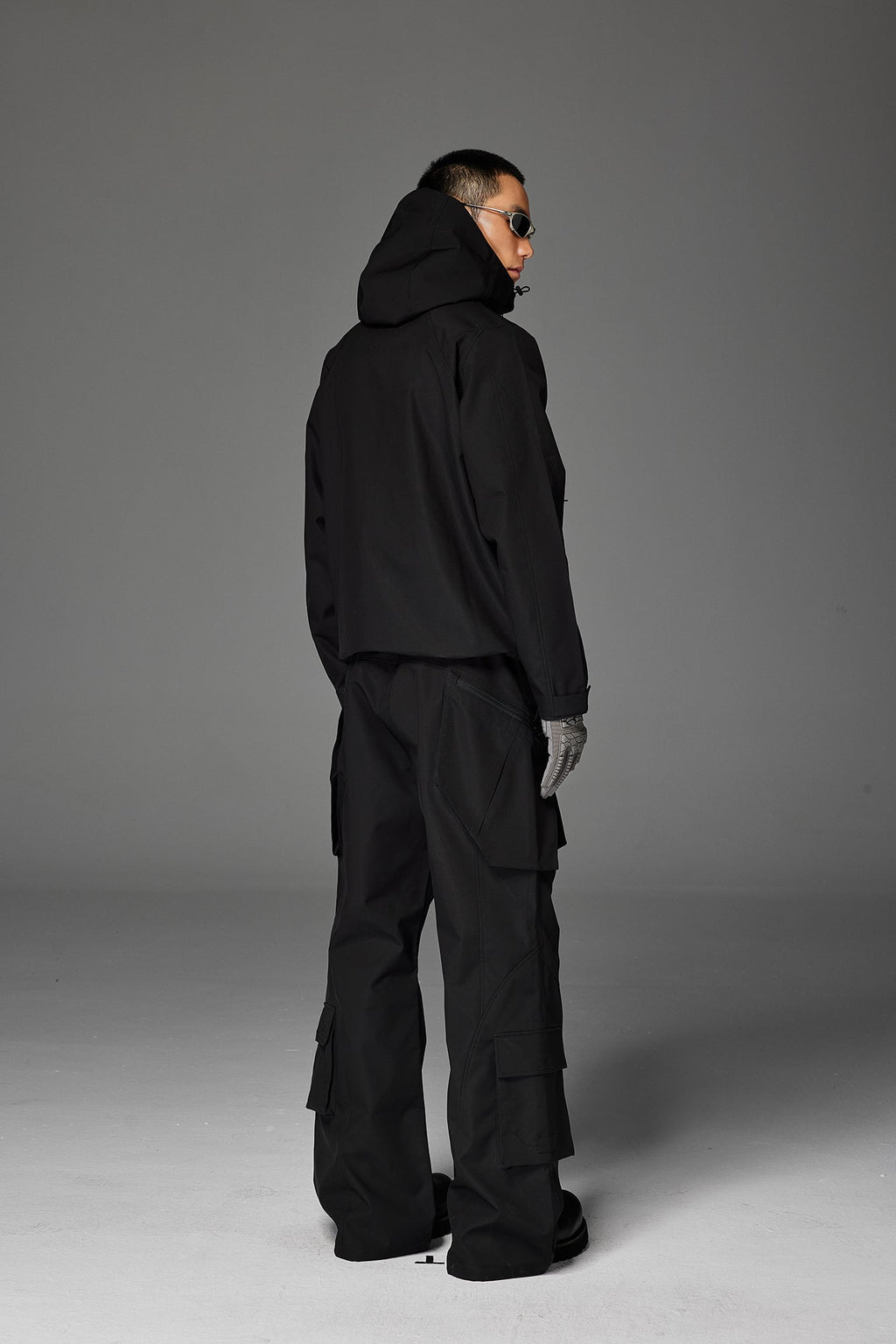 CATSSTAC Multi-Pocket Paneled Drawstring Cargo Pants