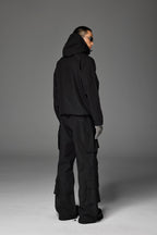 CATSSTAC Multi-Pocket Paneled Drawstring Cargo Pants