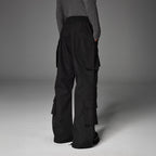 CATSSTAC Multi-Pocket Paneled Drawstring Cargo Pants