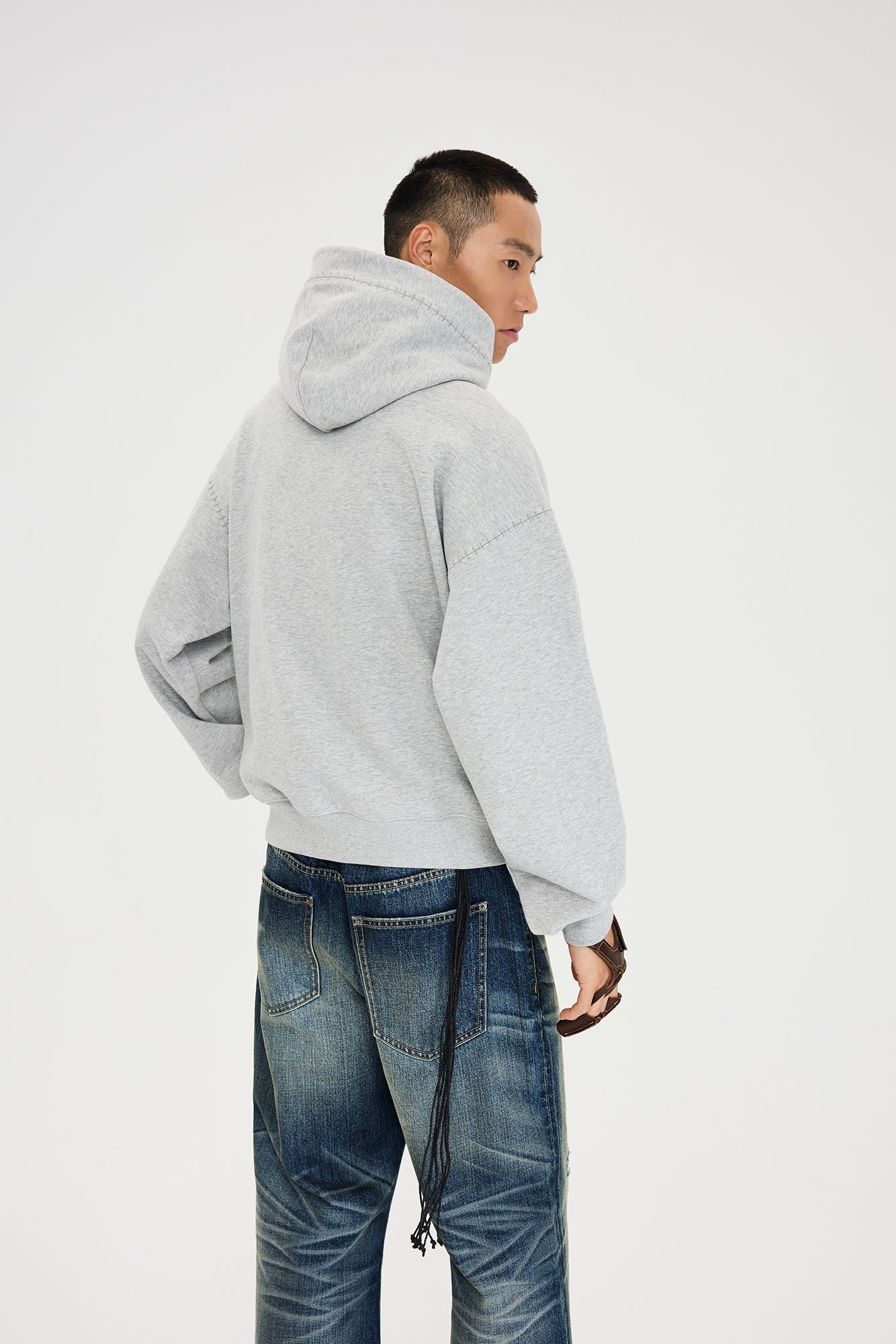 CATSSTAC Totem-Trimmed Kangaroo Pocket Hoodie