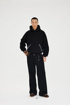 CATSSTAC Totem-Trimmed Kangaroo Pocket Hoodie