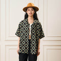 EPIC POETRY Geometric Floral Cuban Shirt
