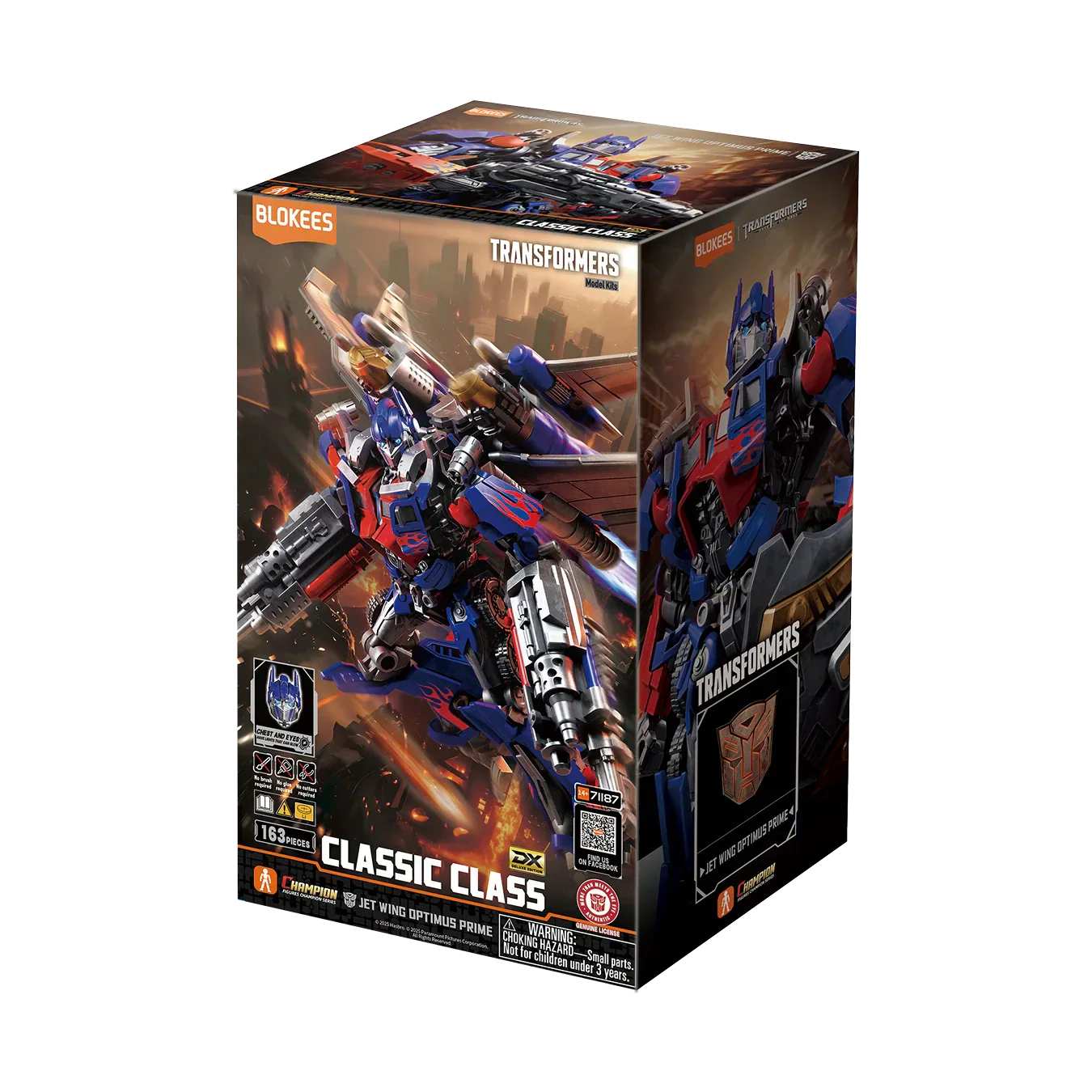 Blokees Transformers Classic Class #21 DX Jet Wing Optimus Prime Deluxe Edition Model Kit