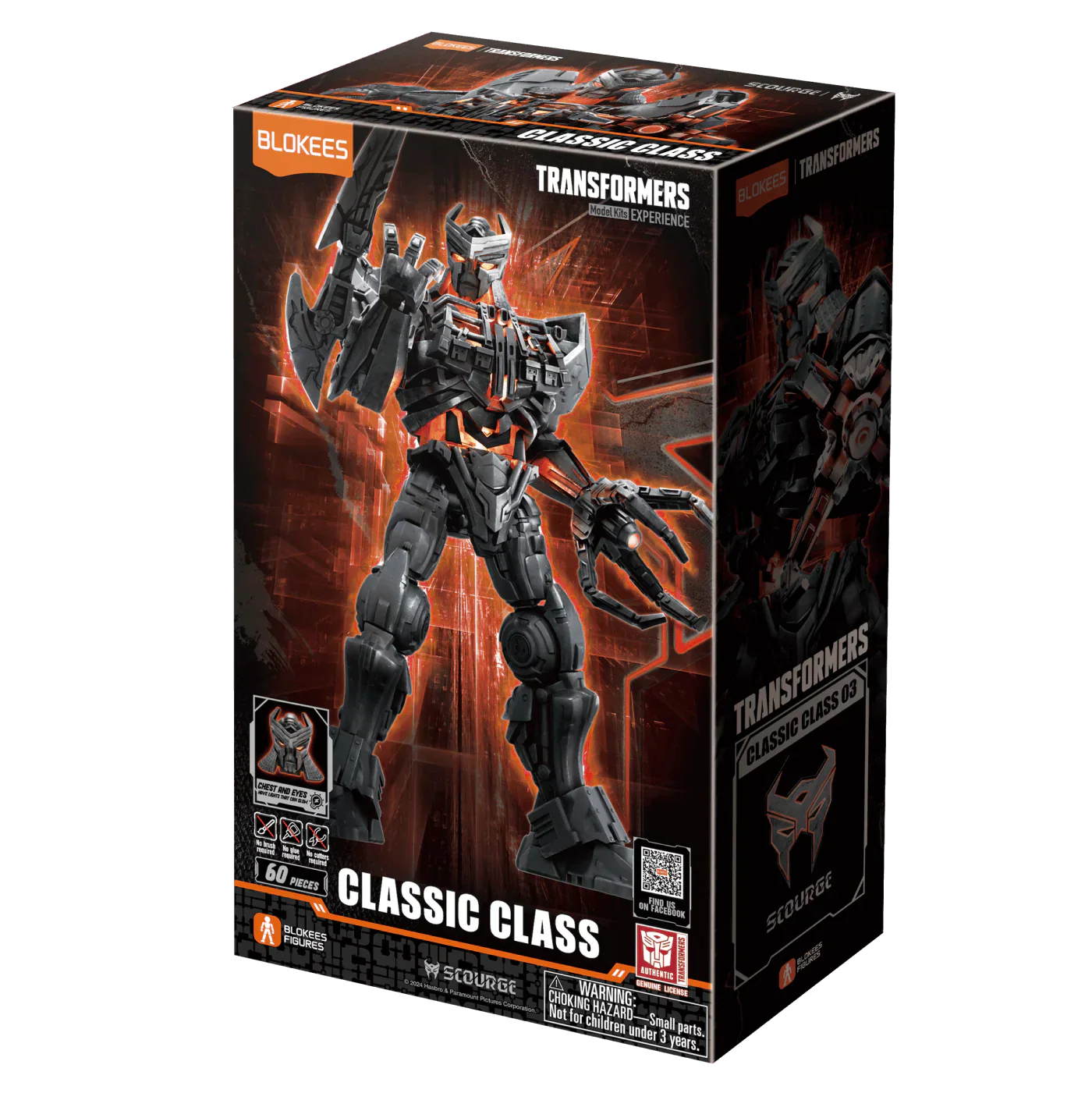 Blokees Transformers Classic Class #03 Scourge (Rise of the Beast) Model Kit
