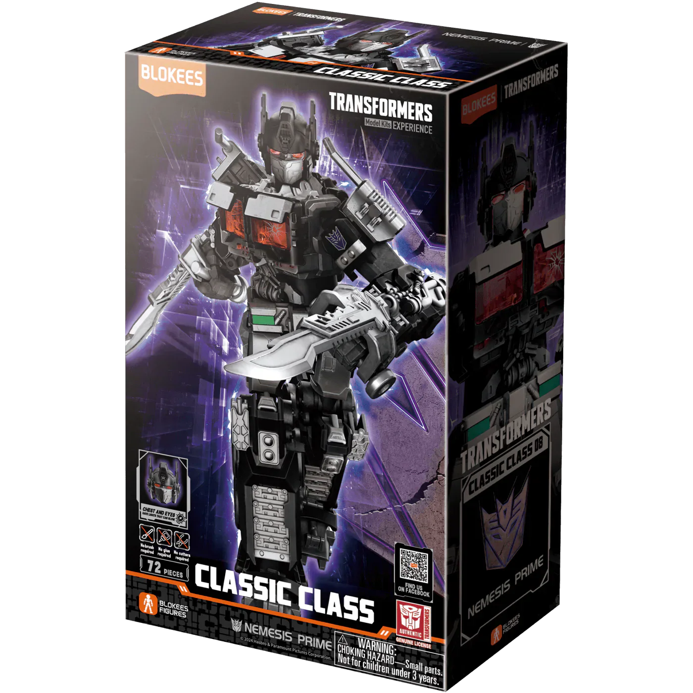 Blokees Transformers Classic Class #08 Nemesis Prime (Rise of the Beast) Model Kit