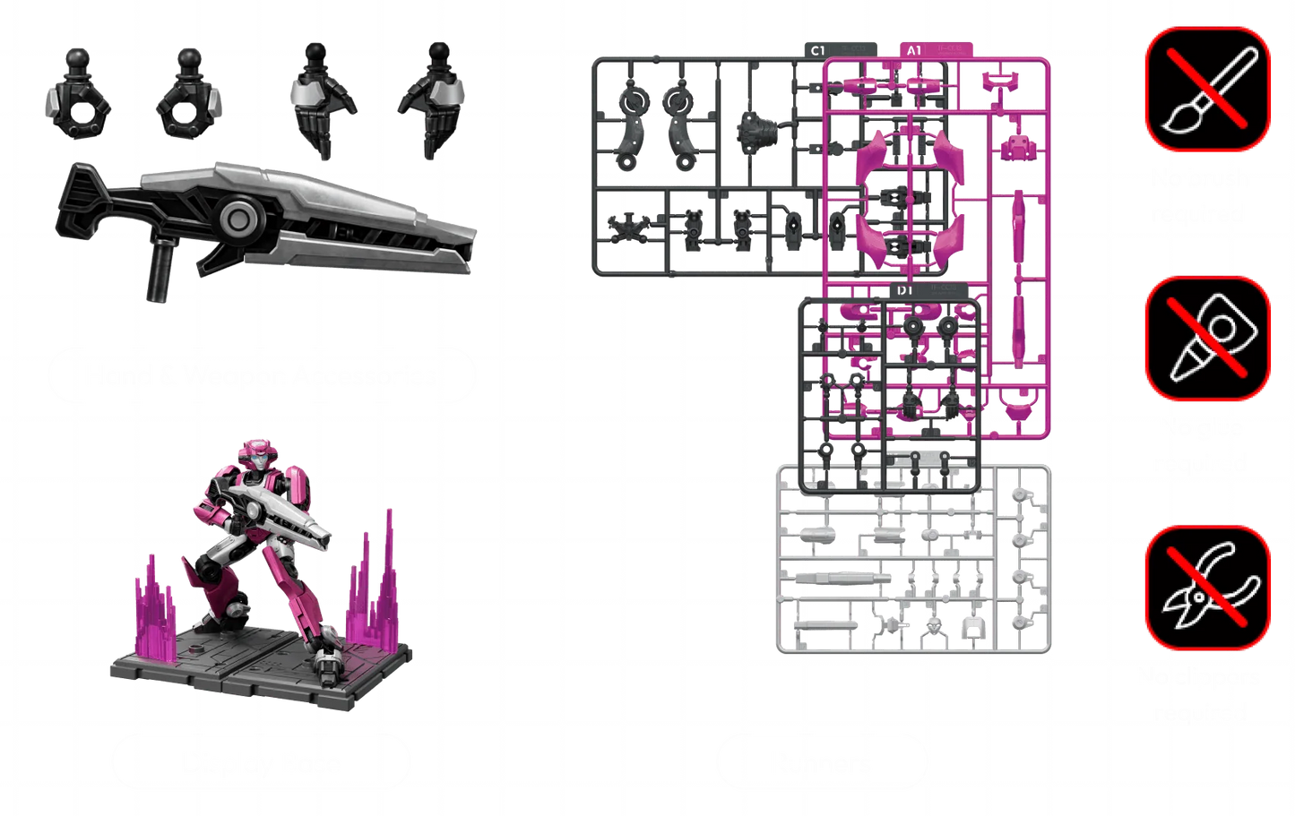Blokees Transformers Classic Class #13 Elita-1 (Transformers One) Model Kit