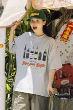 BANANA CLUB Soda Graphic Sorona Oversized T-Shirt