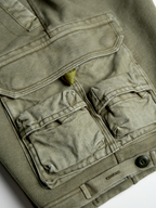 NEIGBORL Utility Multi-Pocket Drawstring Sweat Shorts