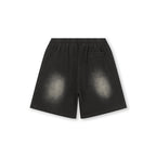 BONELESS Washed Embroidered LOGO Drawstring Shorts
