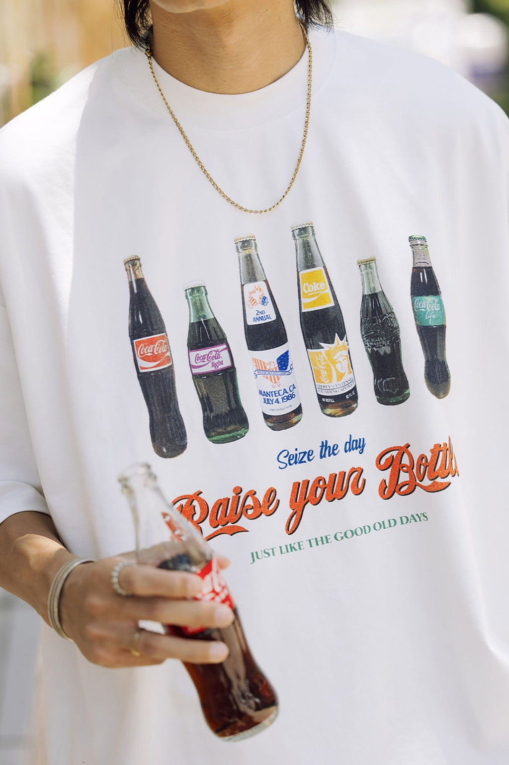 BANANA CLUB Soda Graphic Sorona Oversized T-Shirt