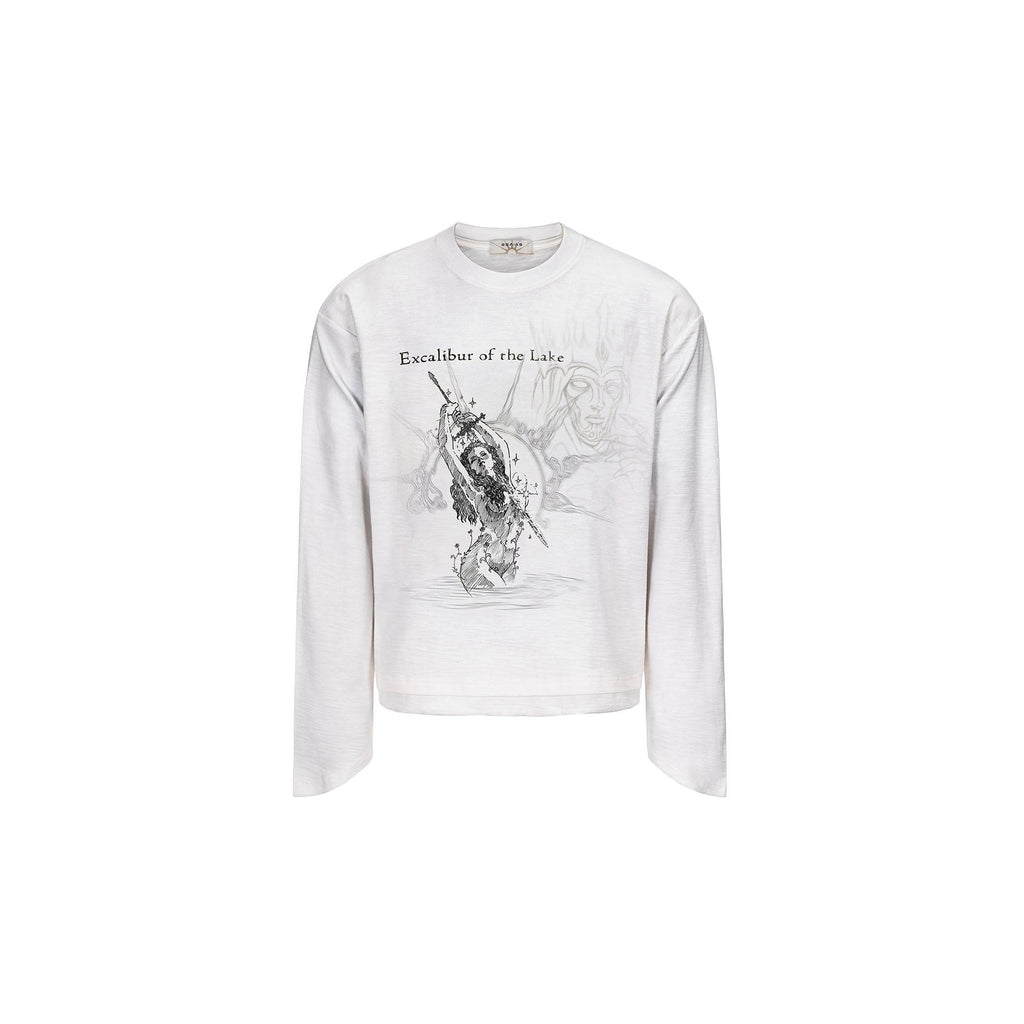 ESAIAS Excalibur Graphic Tapered Cuff Long-Sleeve Tee