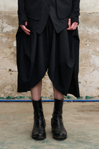 ILNya Nieternite Nifutur Pinstripe Balloon Skort Pants