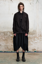 ILNya Nieternite Nifutur Pinstripe Balloon Skort Pants