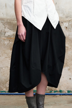 ILNya Nieternite Nifutur Pinstripe Balloon Skort Pants