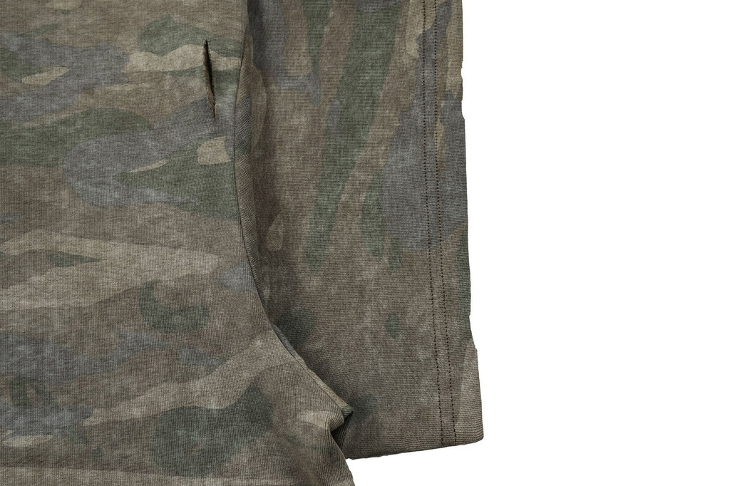 UNDERWATER Distressed Camo Oversized T-Shirt