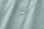 OPICLOTH Retro Pintuck Ruffle Modal Blend Half Shirt