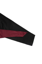 RELABEL Detachable Hood Long-Sleeve Tee Black