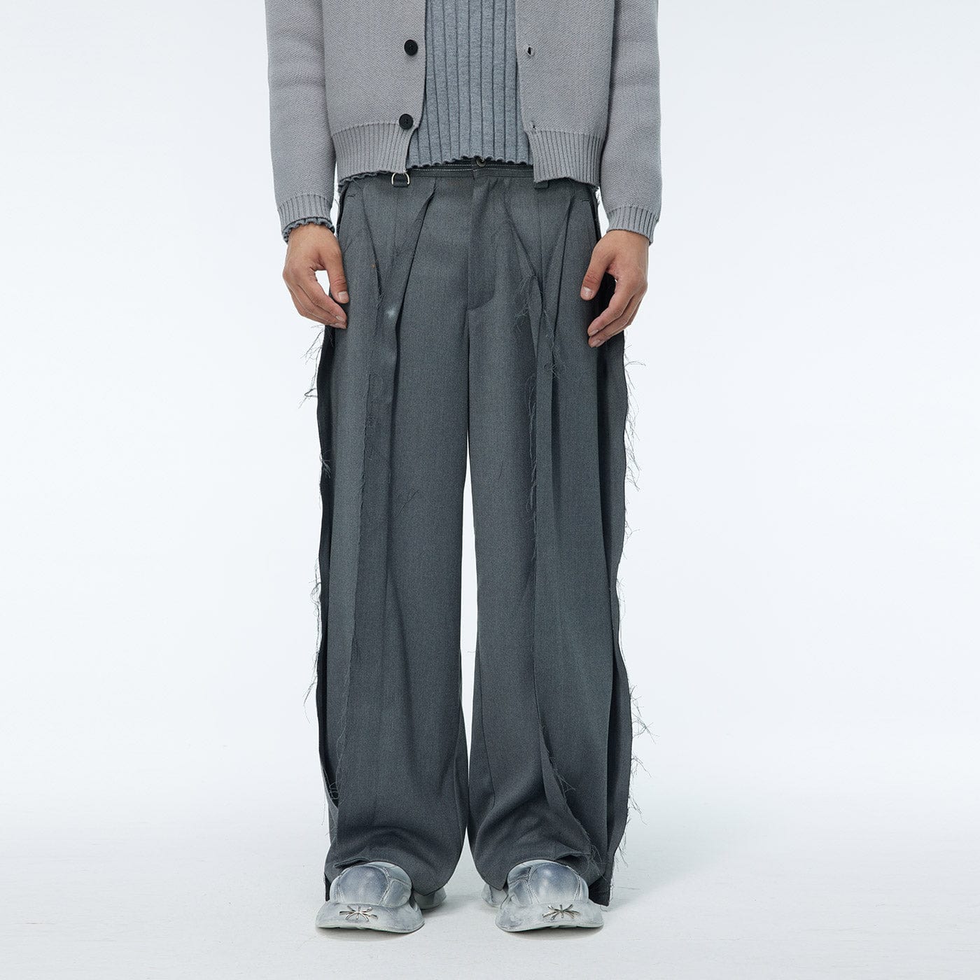 WHISTLEHUNTER Spliced Raw Edge Trousers