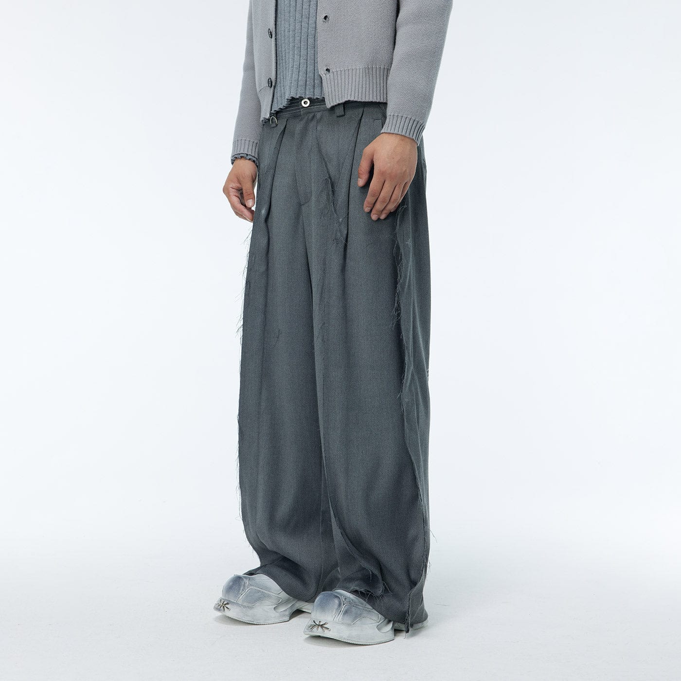 WHISTLEHUNTER Spliced Raw Edge Trousers