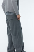 WHISTLEHUNTER Spliced Raw Edge Trousers
