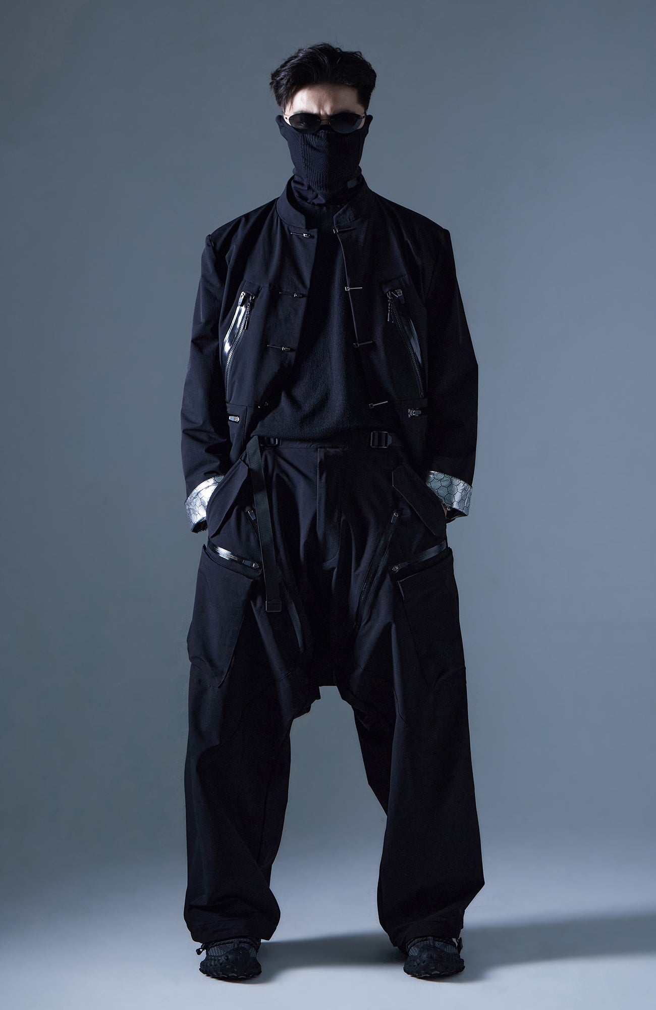 SILENSTORM Techwear Drop-Crotch Trousers