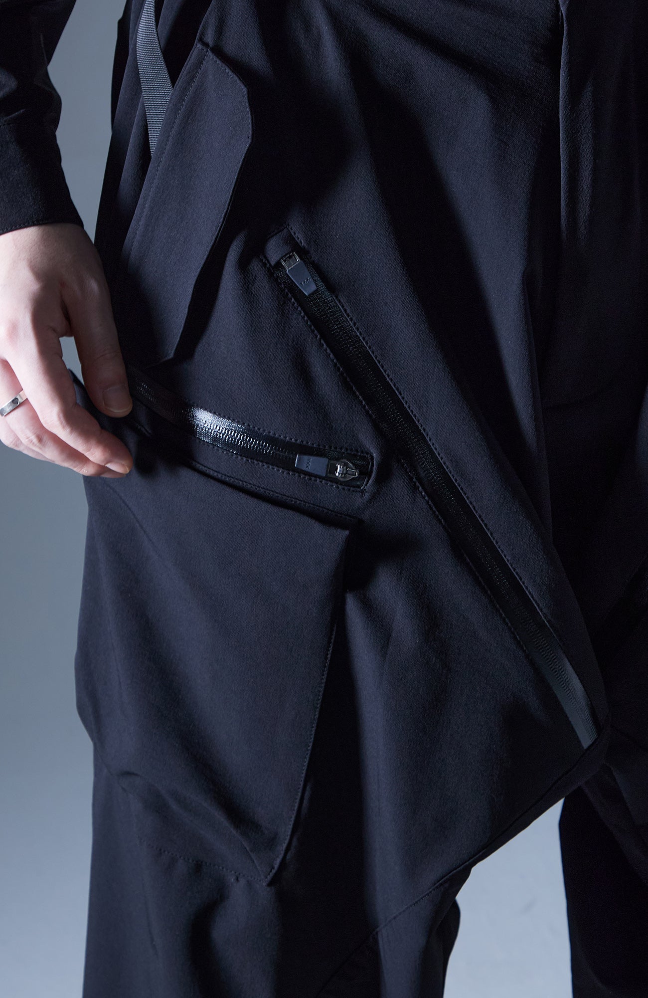 SILENSTORM Techwear Drop-Crotch Trousers