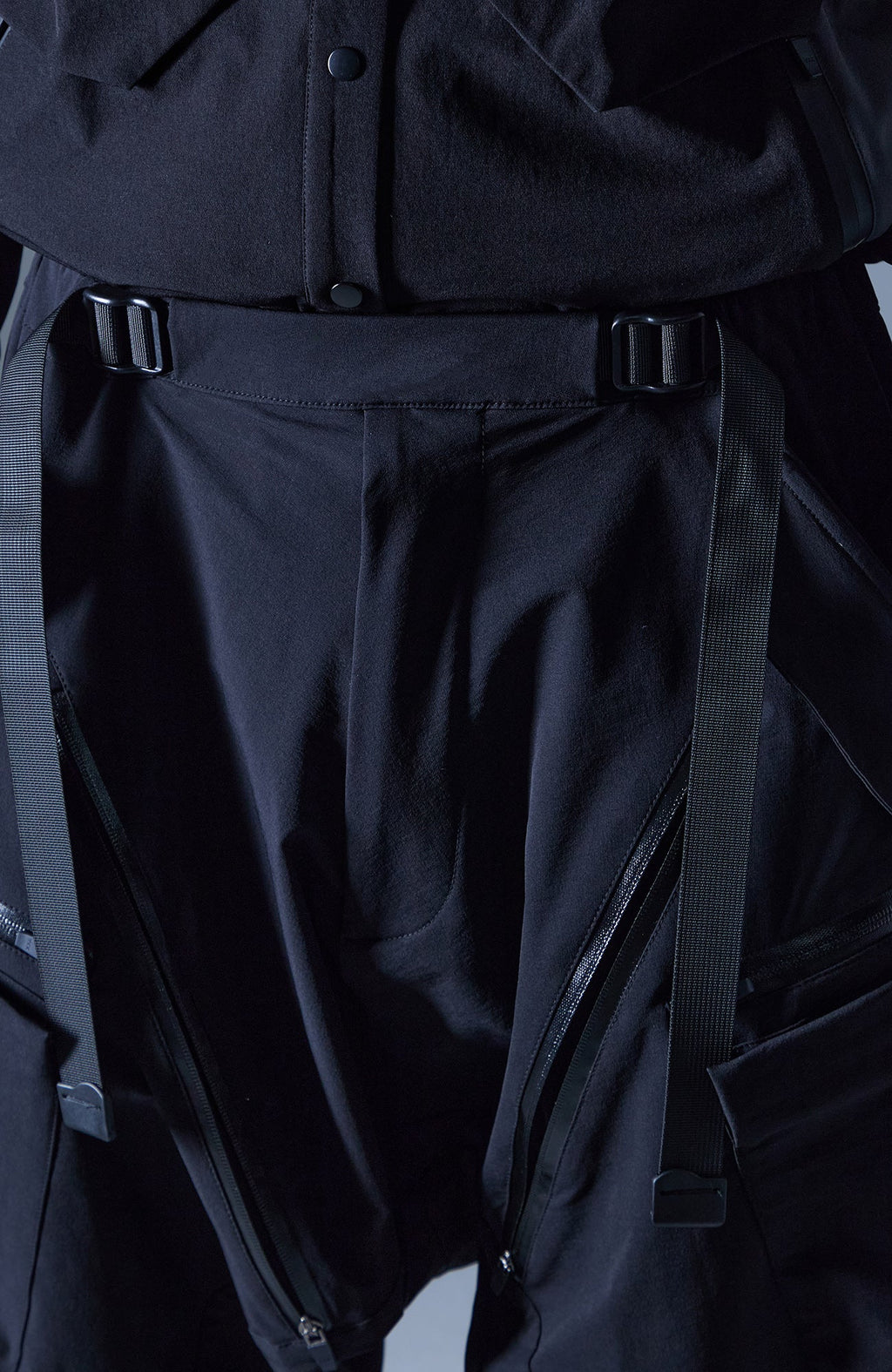 SILENSTORM Techwear Drop-Crotch Trousers