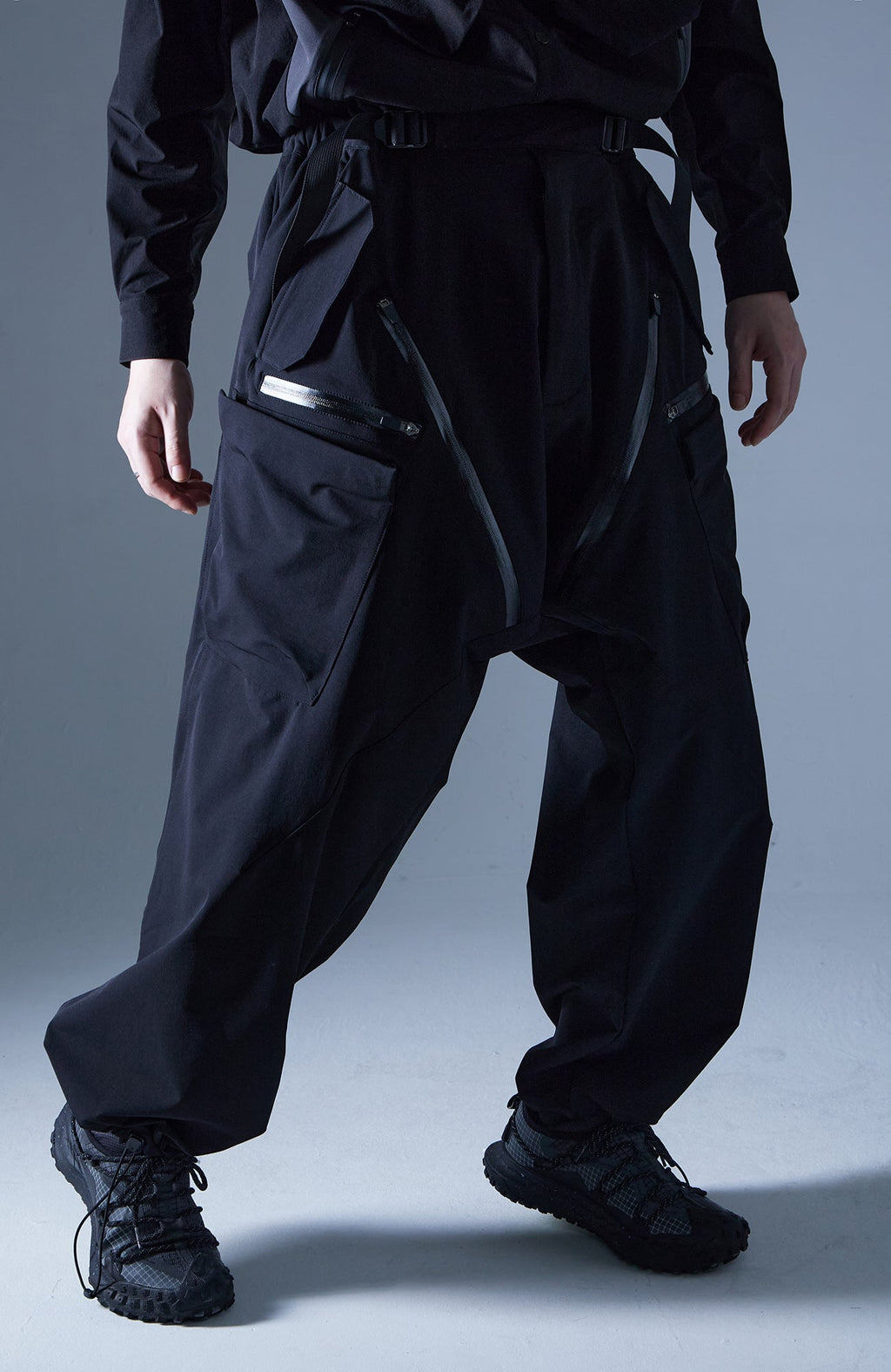 SILENSTORM Techwear Drop-Crotch Trousers