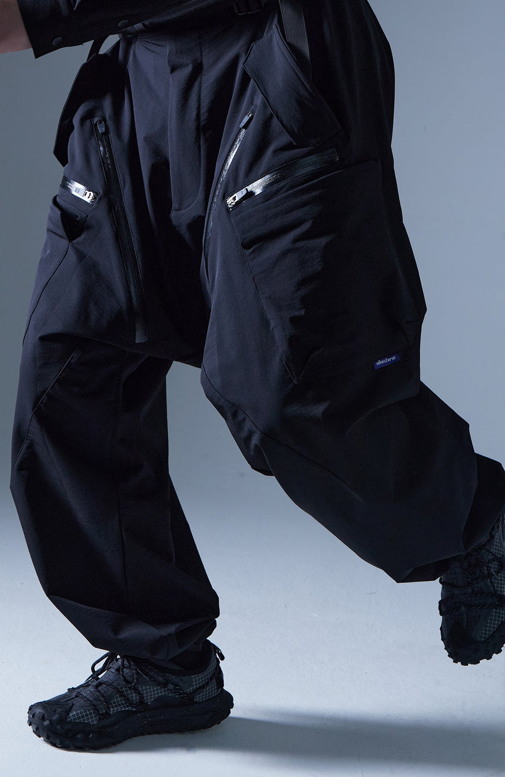SILENSTORM Techwear Drop-Crotch Trousers