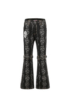CYCYCY Serpentine Strap Buckled Flared Jeans