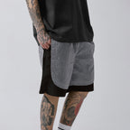 F2CE Metallic Nylon Panel Shorts