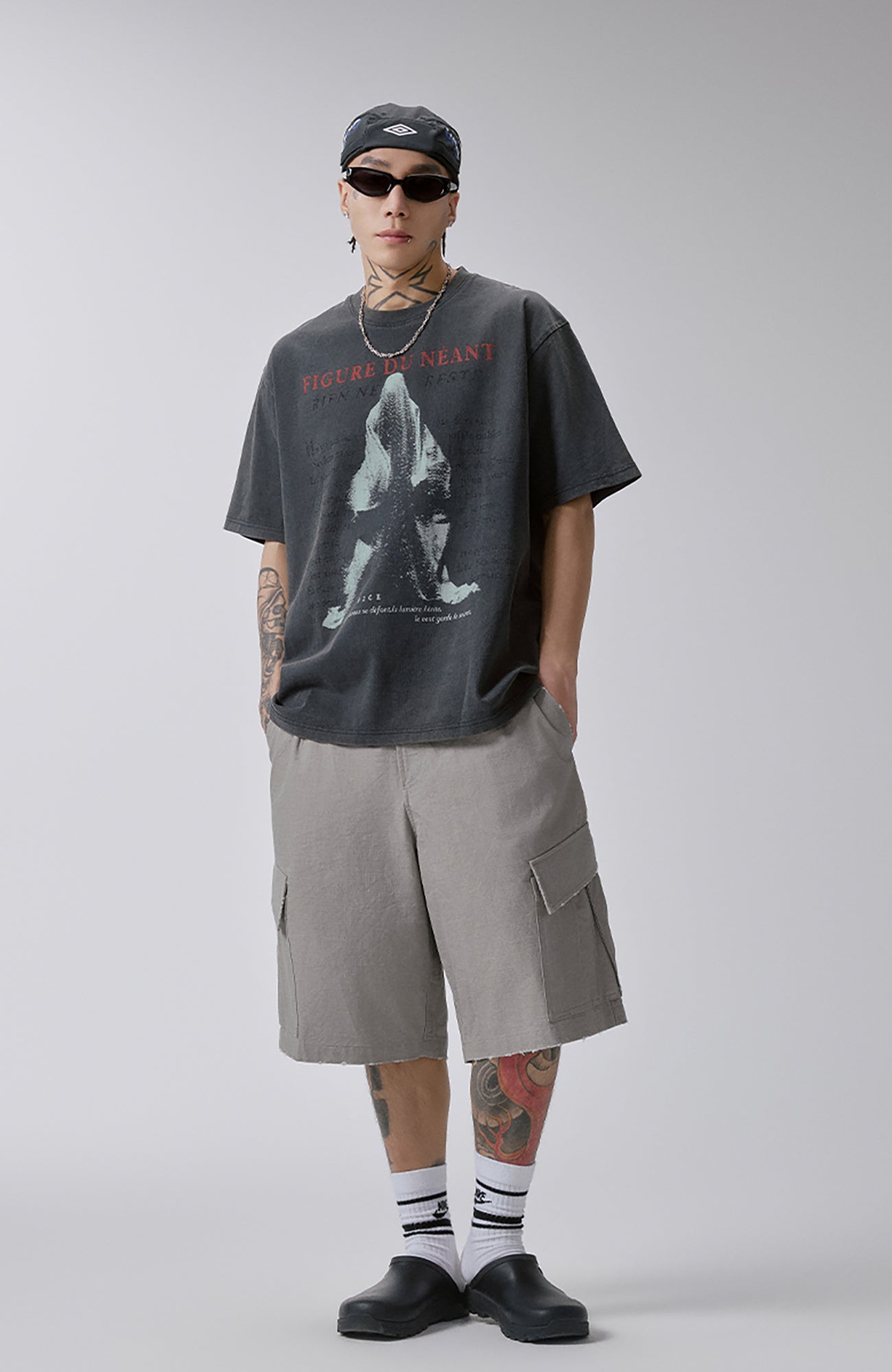 F2CE Washed Void Figure Graphic Tee