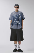 F2CE Raw-Edge Straight-Leg Shorts