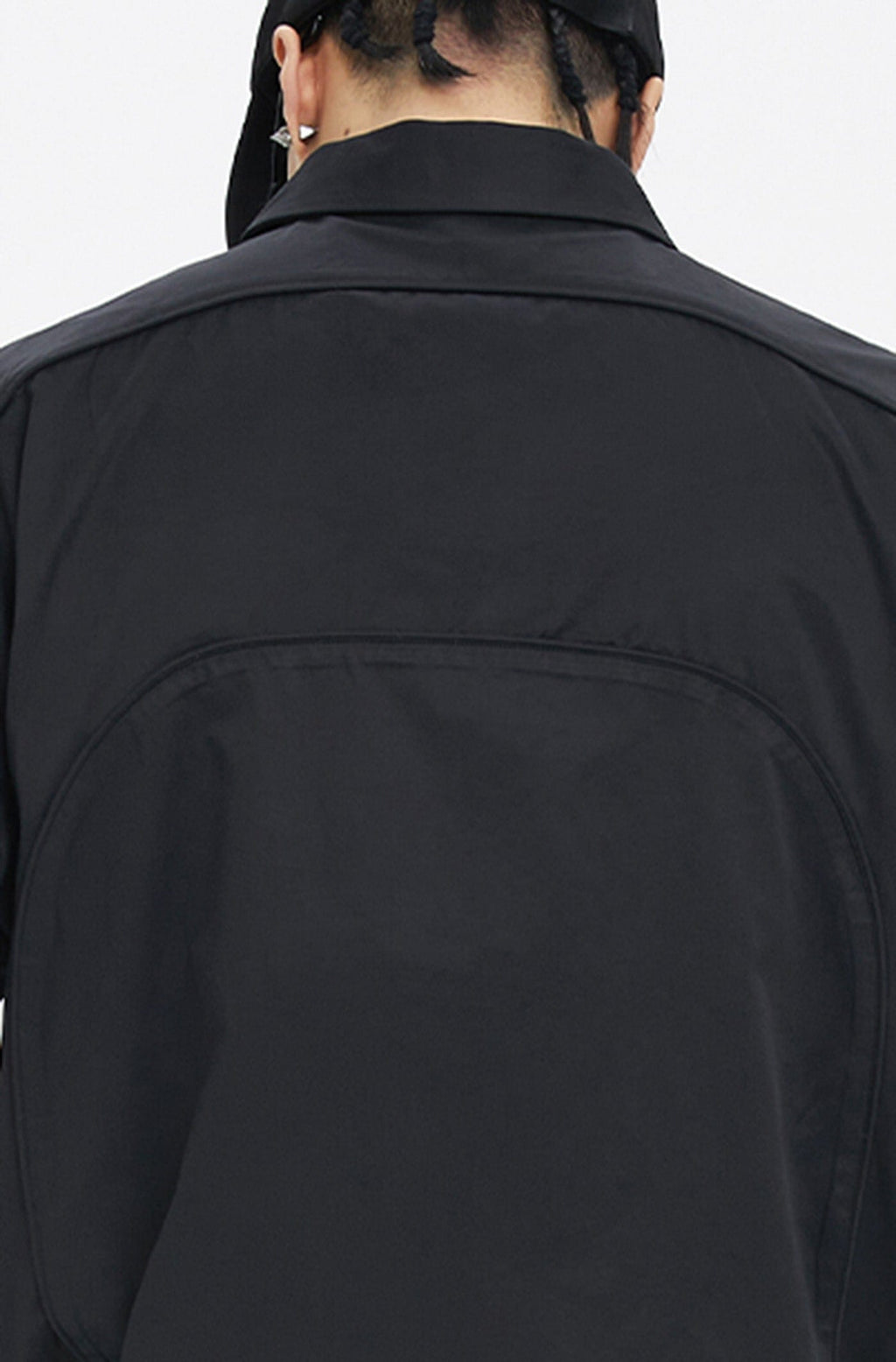F2CE Spliced Metal Logo Half Shirt