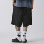 F2CE Raw-Edge Straight-Leg Shorts