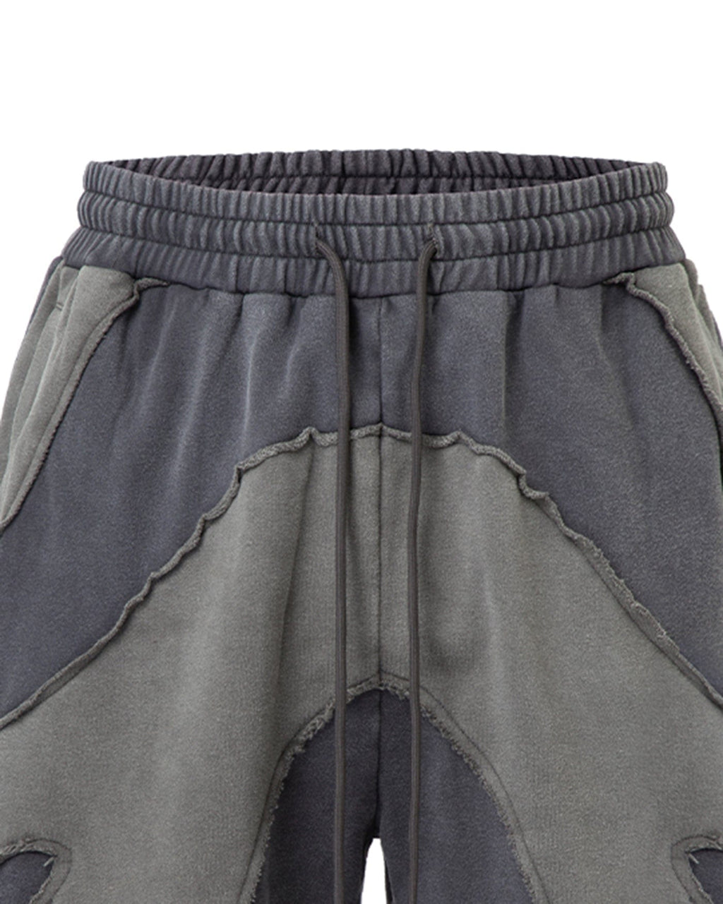 F2CE Distressed Spliced Shorts