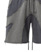 F2CE Distressed Spliced Shorts