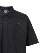 F2CE Spliced Metal Logo Half Shirt