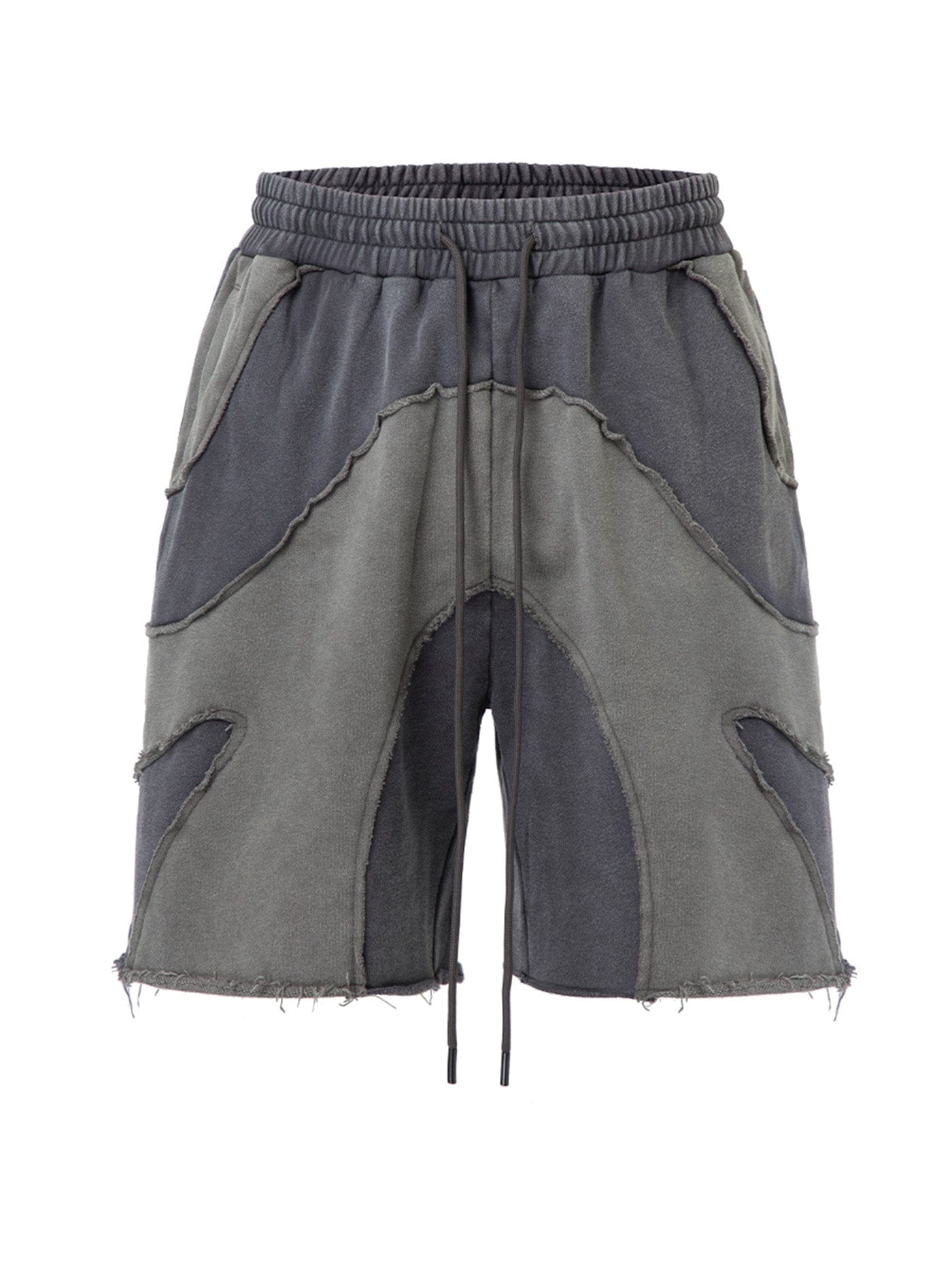 F2CE Distressed Spliced Shorts