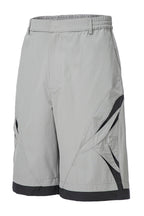 F2CE Contrast Panel Cut-Out Knee Shorts