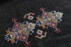 ME DA IGUAL Ethnic Embroidery Belted Shorts